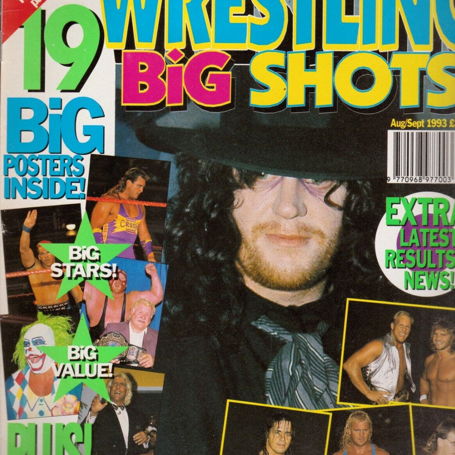 Wrestling Big Shots August/September 1993 Magazine PWcatalog