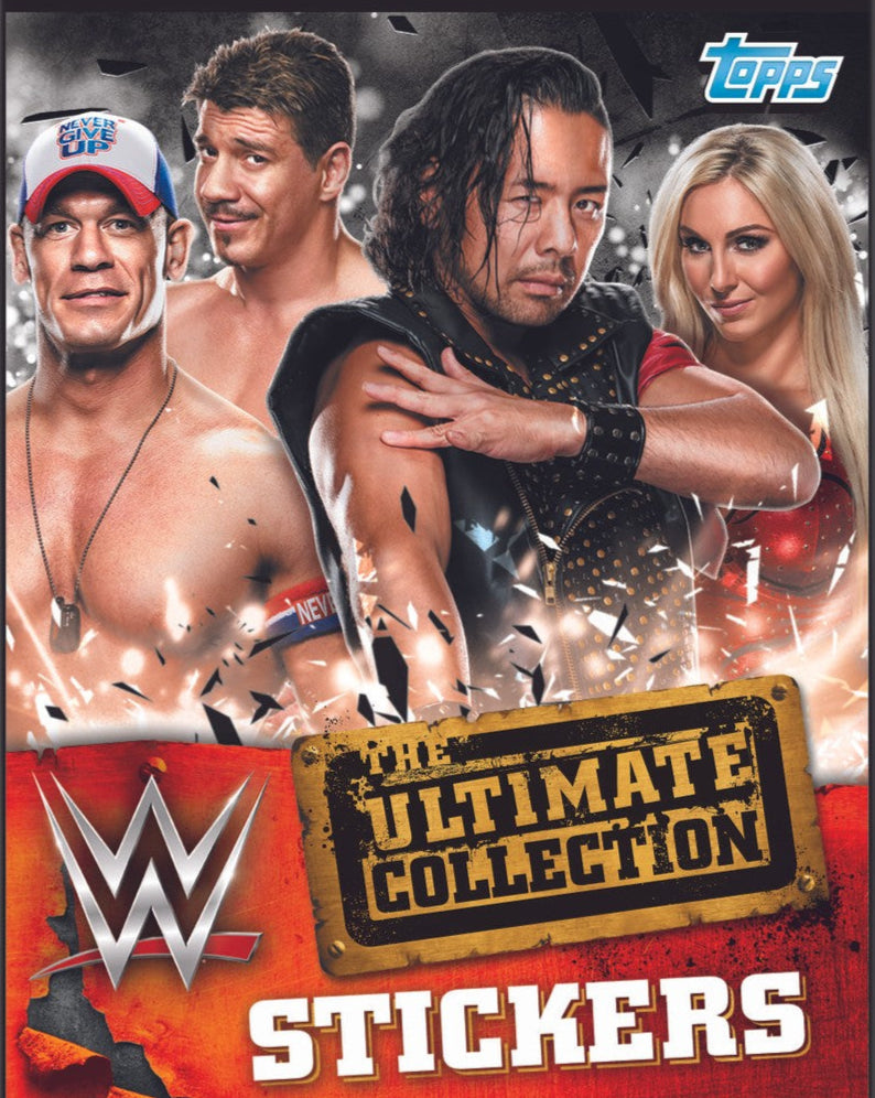 WWE Official Stickers Collection Album 2017 Stickers Album PW Catalog