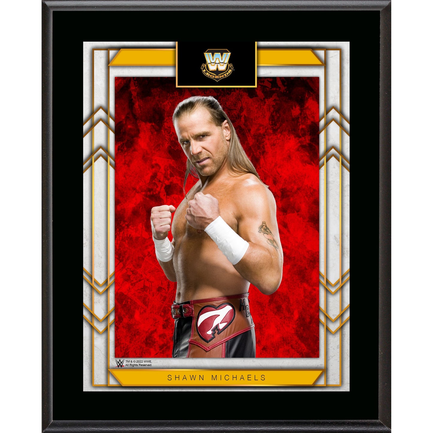 Shawn Michaels 10.5" x 13" Sublimated Plaque