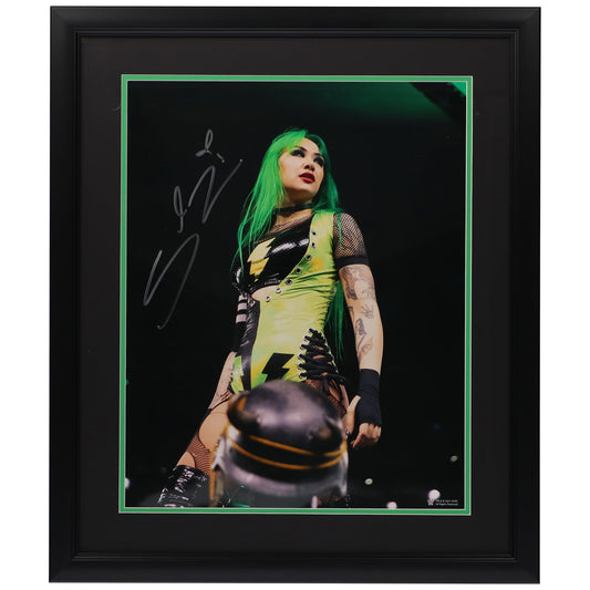 Shotzi Autographed 16" x 20" Metallic Ring Entrance Framed Photo