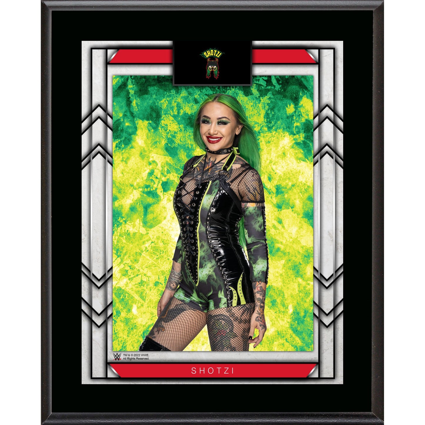 Shotzi Blackheart 10.5" x 13" Sublimated Plaque