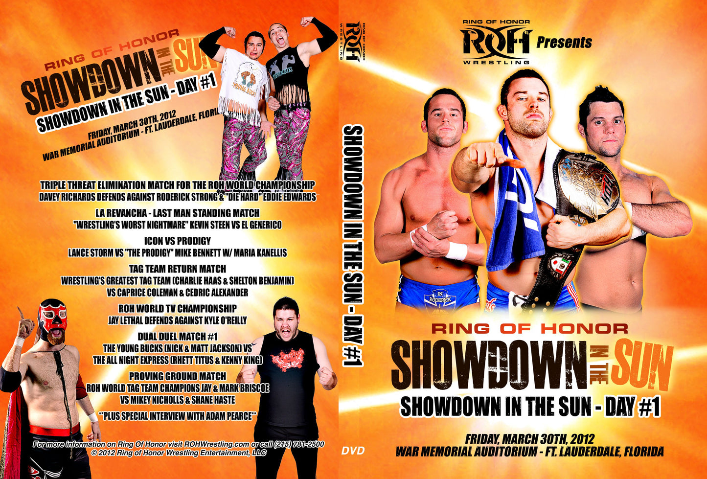 Showdown In The Sun: Day 1- Ft. Lauderdale, FL 3/30/12 (DVD)