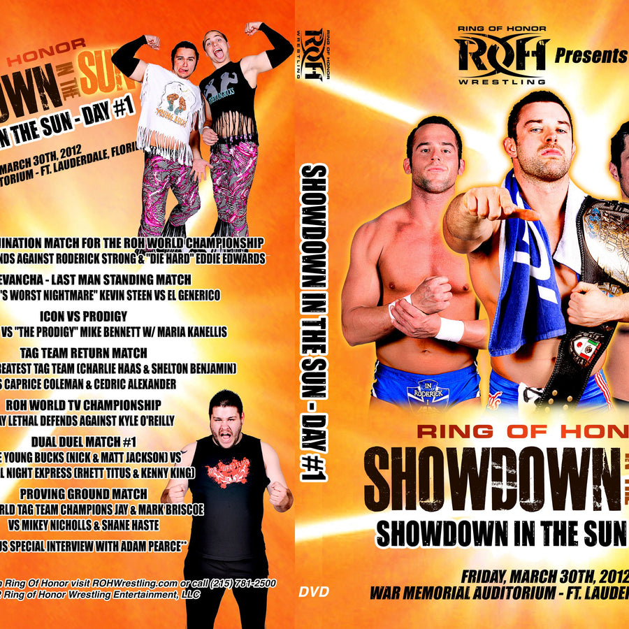 Showdown In The Sun: Day 1- Ft. Lauderdale, FL 3/30/12 (DVD)