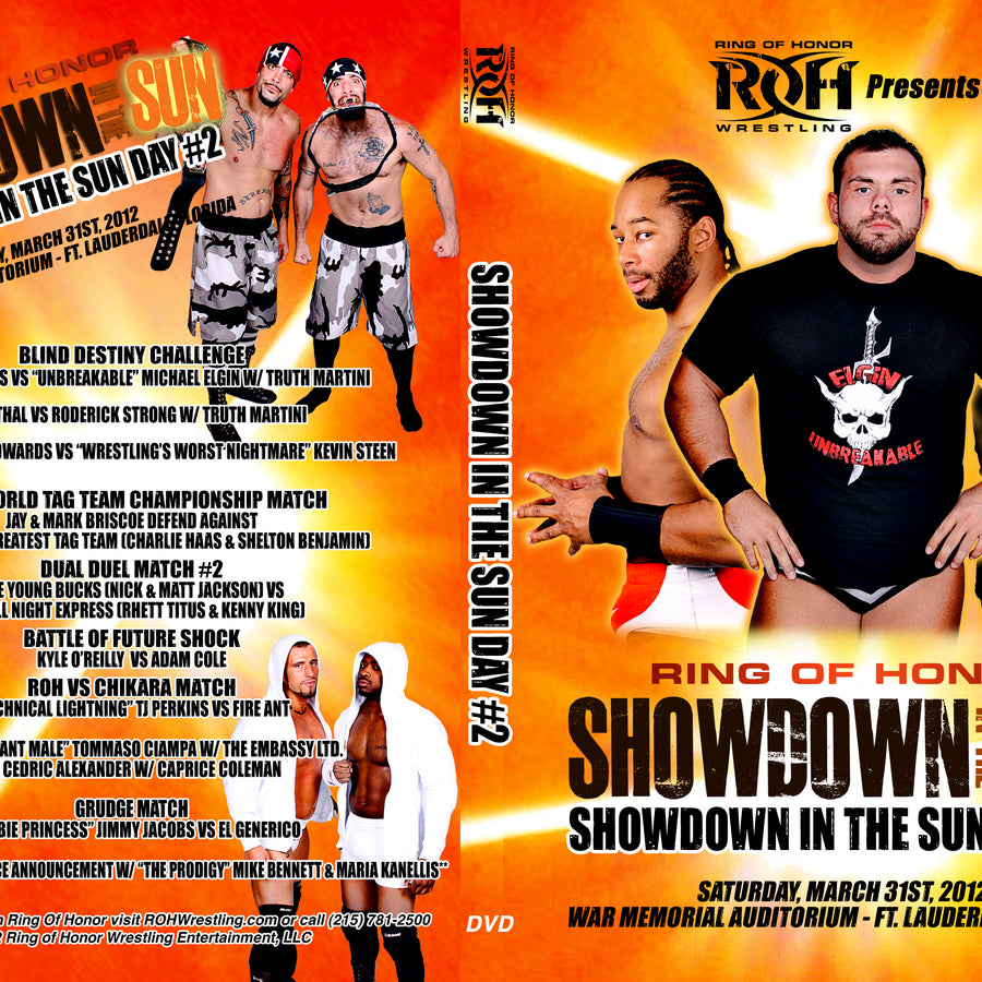 Showdown In The Sun: Day 2- Ft. Lauderdale, FL 3/31/12 (DVD)