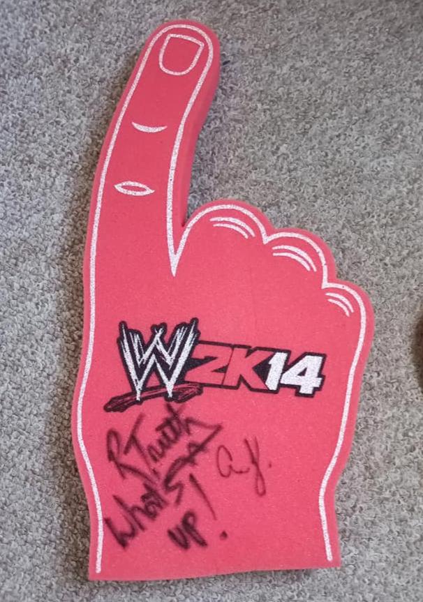 WWE 2K14 video game Promotional Foam Finger