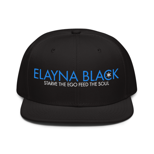 Elayna Black "Starve The Ego" Snapback Hat Snapback PW Catalog