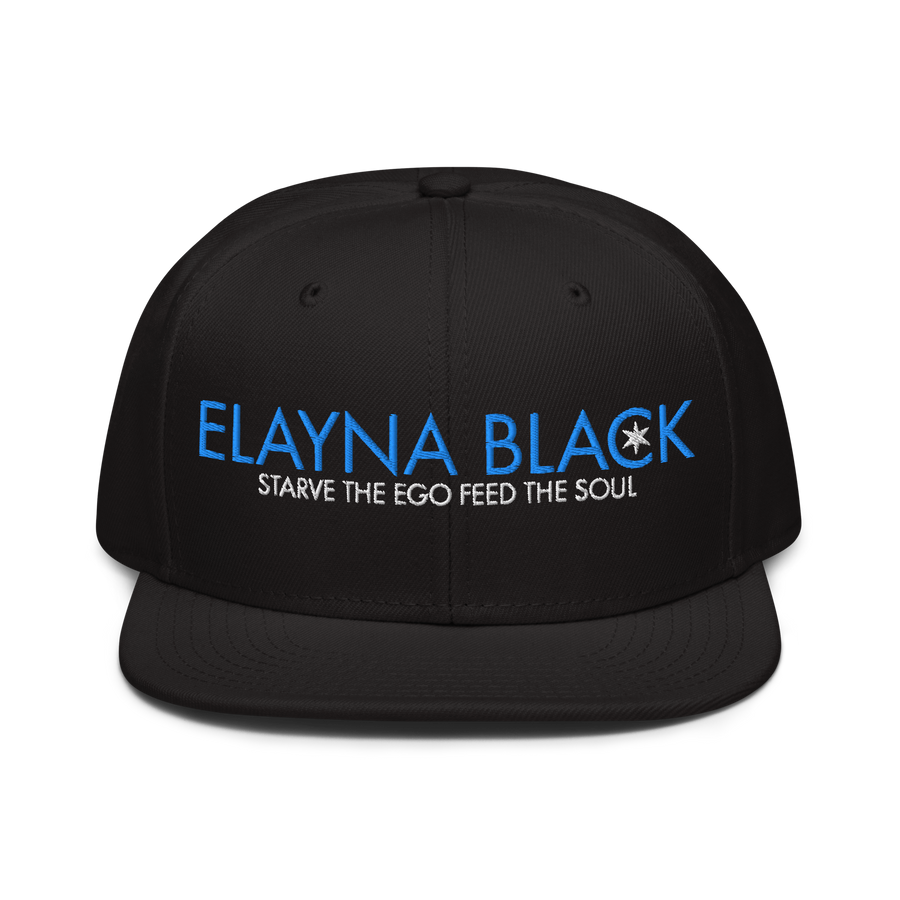 Elayna Black "Starve The Ego" Snapback Hat Snapback PW Catalog