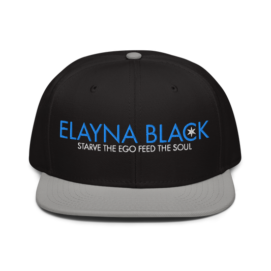 Elayna Black "Starve The Ego" Snapback Hat Snapback PW Catalog