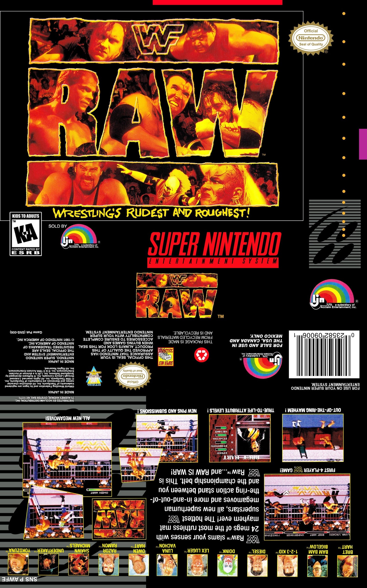 WWF Raw [Super Nintendo] PWcatalog