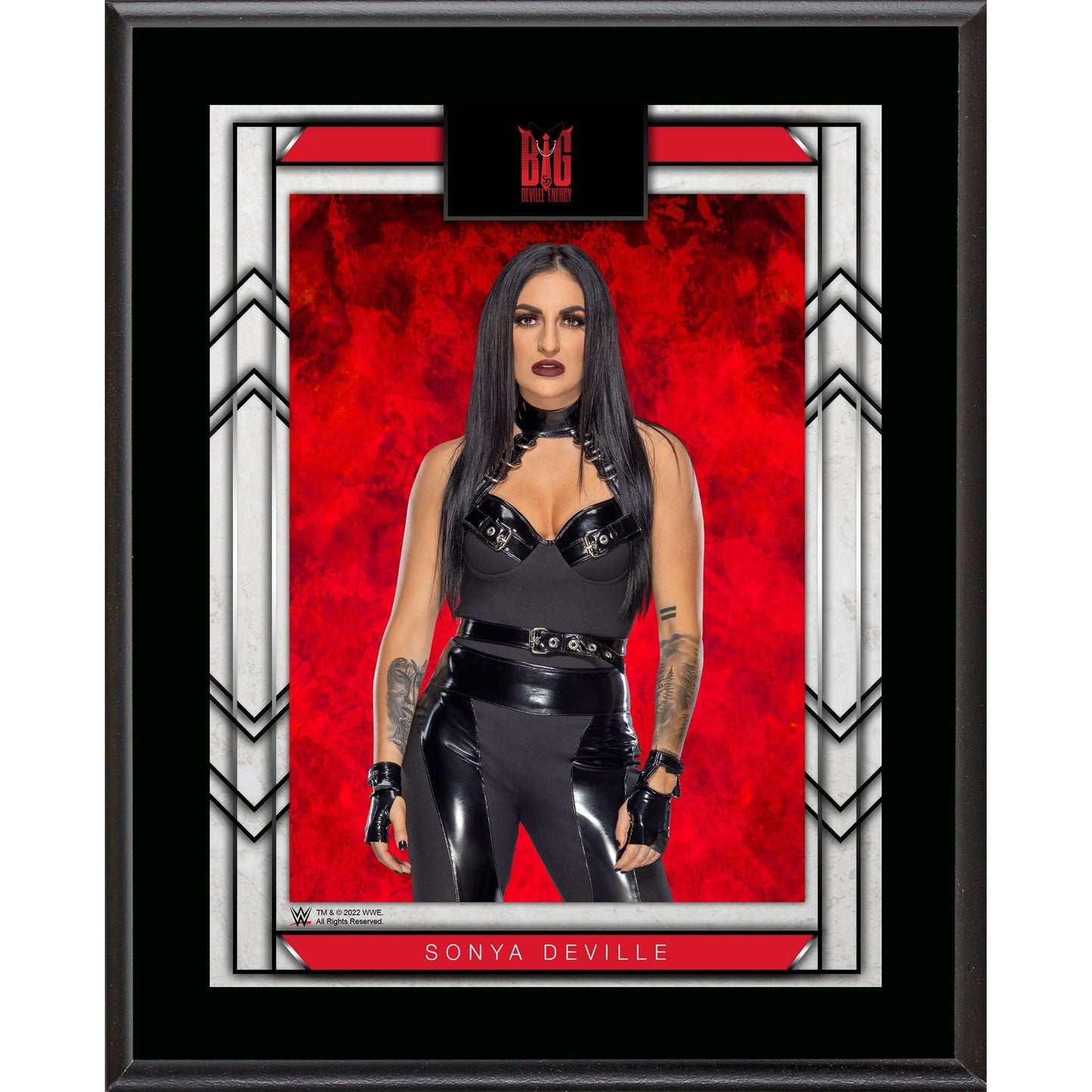 Sonya Deville 10.5" x 13" Sublimated Plaque