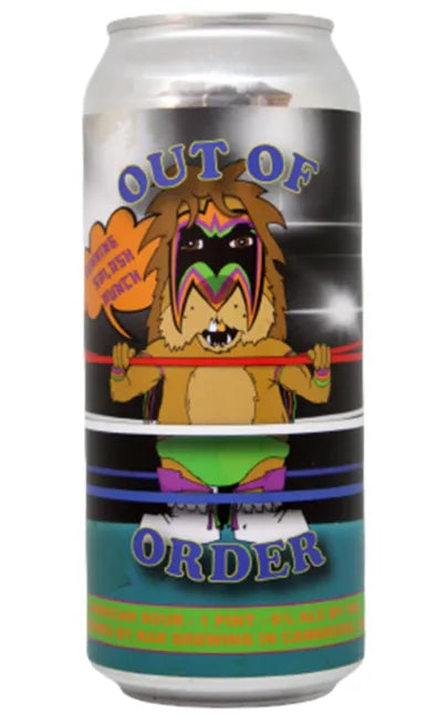 Ultimate Warrior Beer Can Out of Order by RaR Brewing PW Catalog