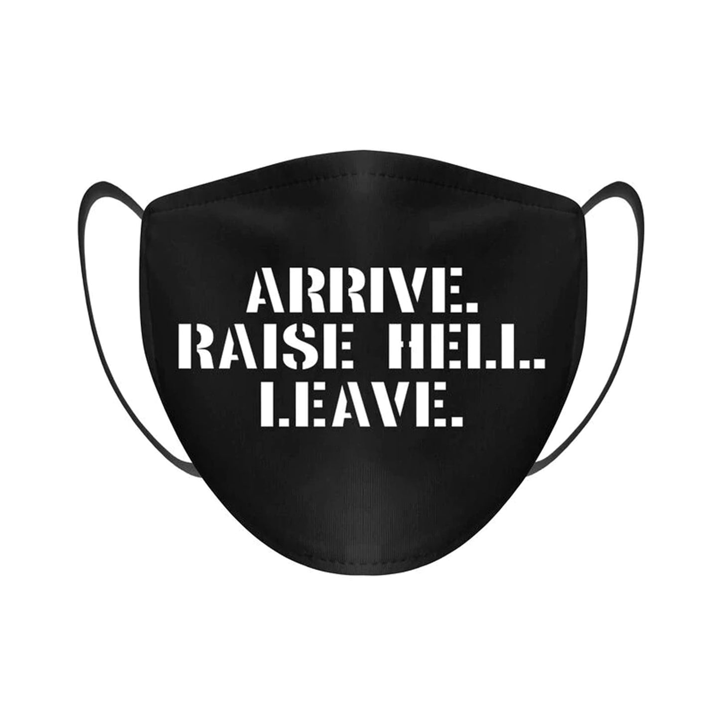 "Stone Cold" Steve Austin Rock Em Socks "Arrive. Raise Hell. Leave." Face Covering