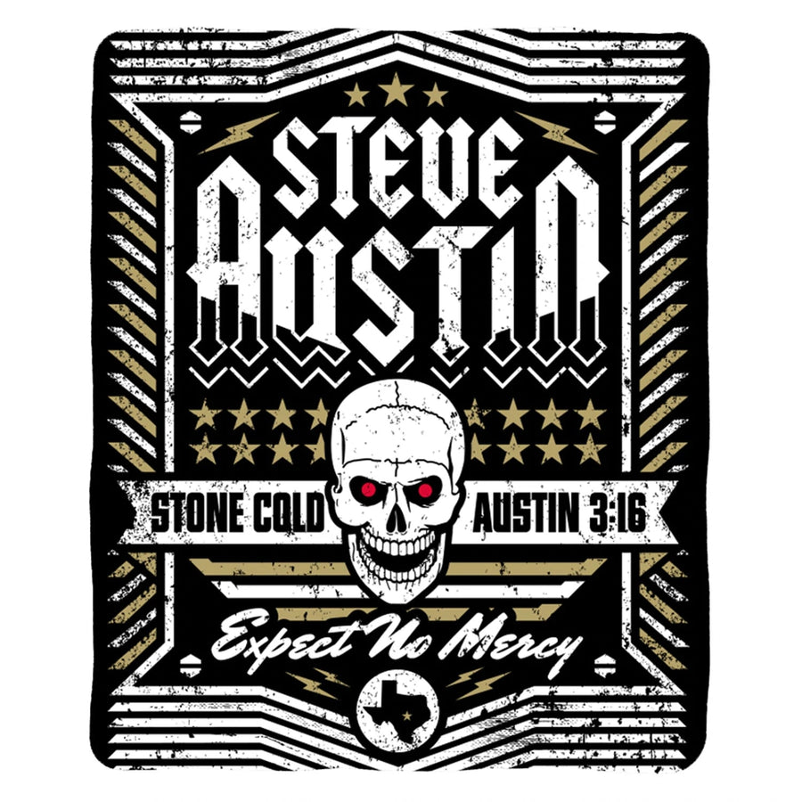 "Stone Cold" Steve Austin Sleep Squad Fleece Throw Blanket