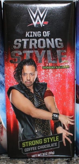 WWE Shinsuke Nakamura FYE Chocolate Bar 2018 Strong Style Coffee Chocolate