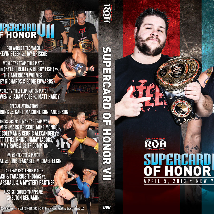 Supercard of Honor VII- New York, NY 4/5/13 (DVD)
