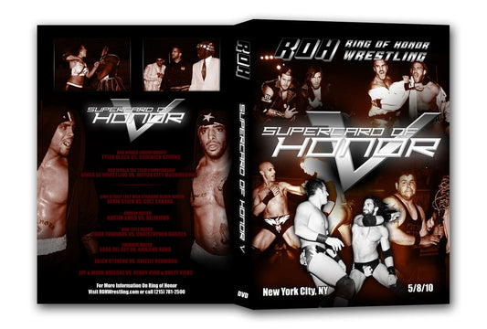 Supercard of Honor V- New York, NY 5/8/10 (DVD-R) DVD PW Catalog