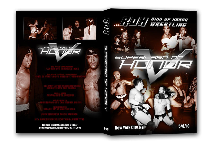 Supercard of Honor V- New York, NY 5/8/10 (DVD-R)