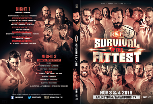 11/03/16-11/04/16 Survival OF the Fittest Dvd-Texas