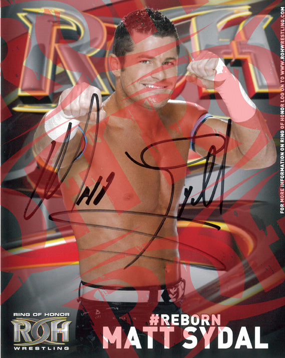 #Reborn Matt Sydal Autographed 8x10 Photo