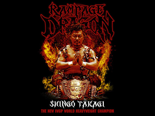Shingo Takagi - IWGP World Heavyweight Champion CommemorativeT-Shirt T-Shirt PW Catalog