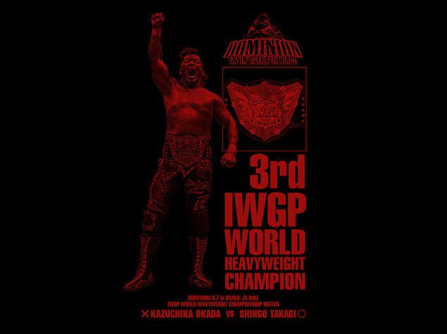 Shingo Takagi - IWGP World Heavyweight Champion CommemorativeT-Shirt T-Shirt PW Catalog
