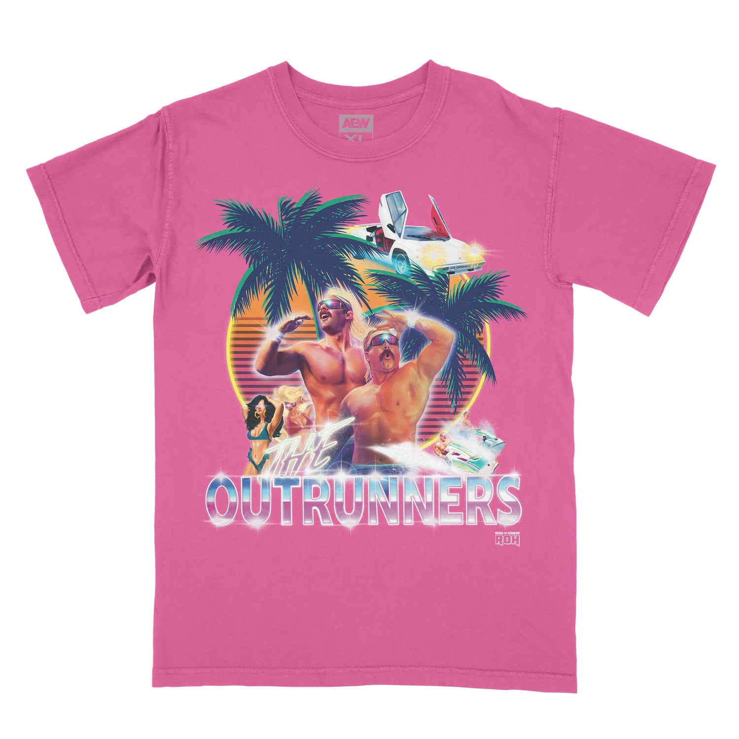The Outrunners Miami Muscle T-Shirt T-Shirt PW Catalog