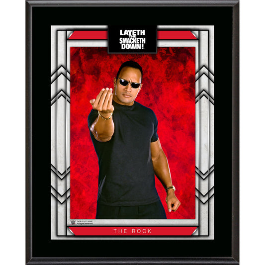 The Rock 10.5" x 13" Sublimated Plaque