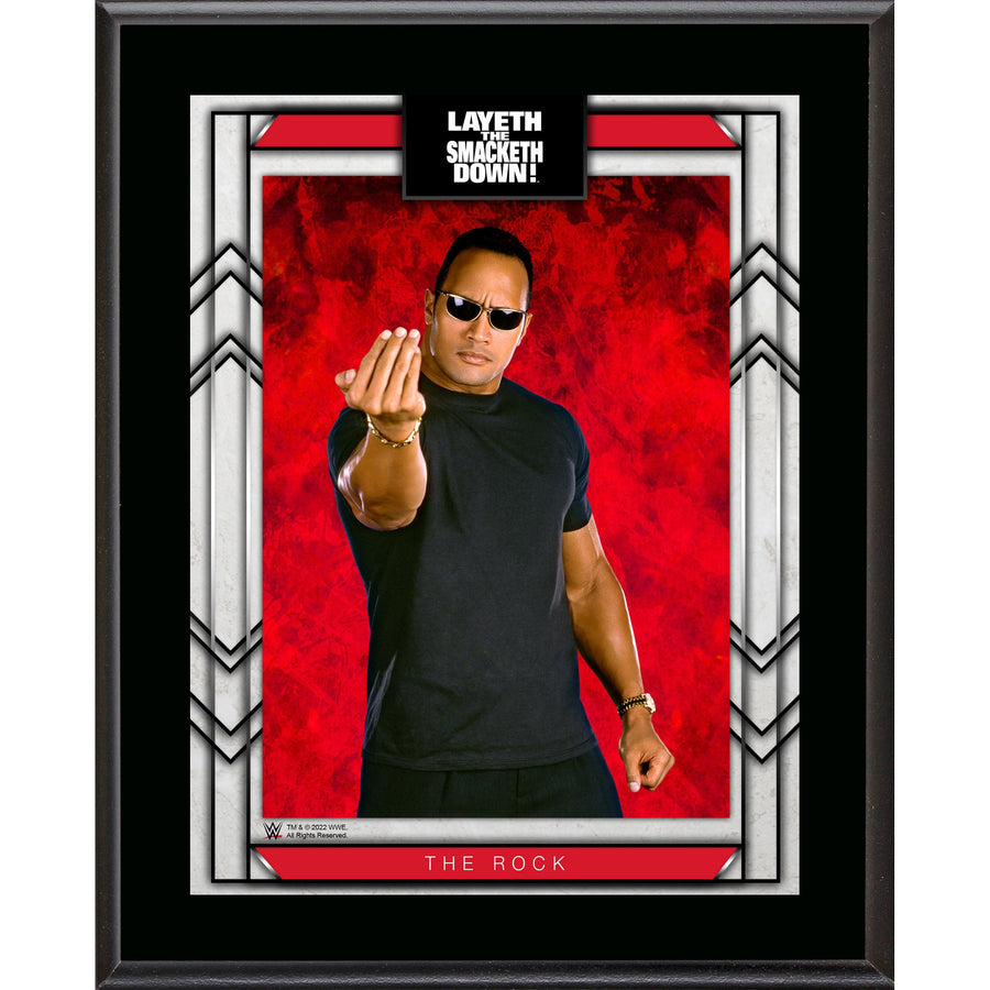 The Rock 10.5" x 13" Sublimated Plaque