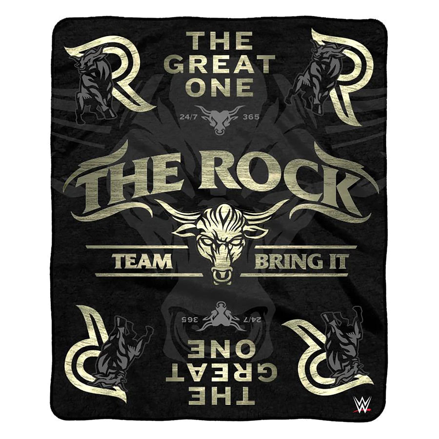 The Rock Sleep Squad Fleece Throw Blanket