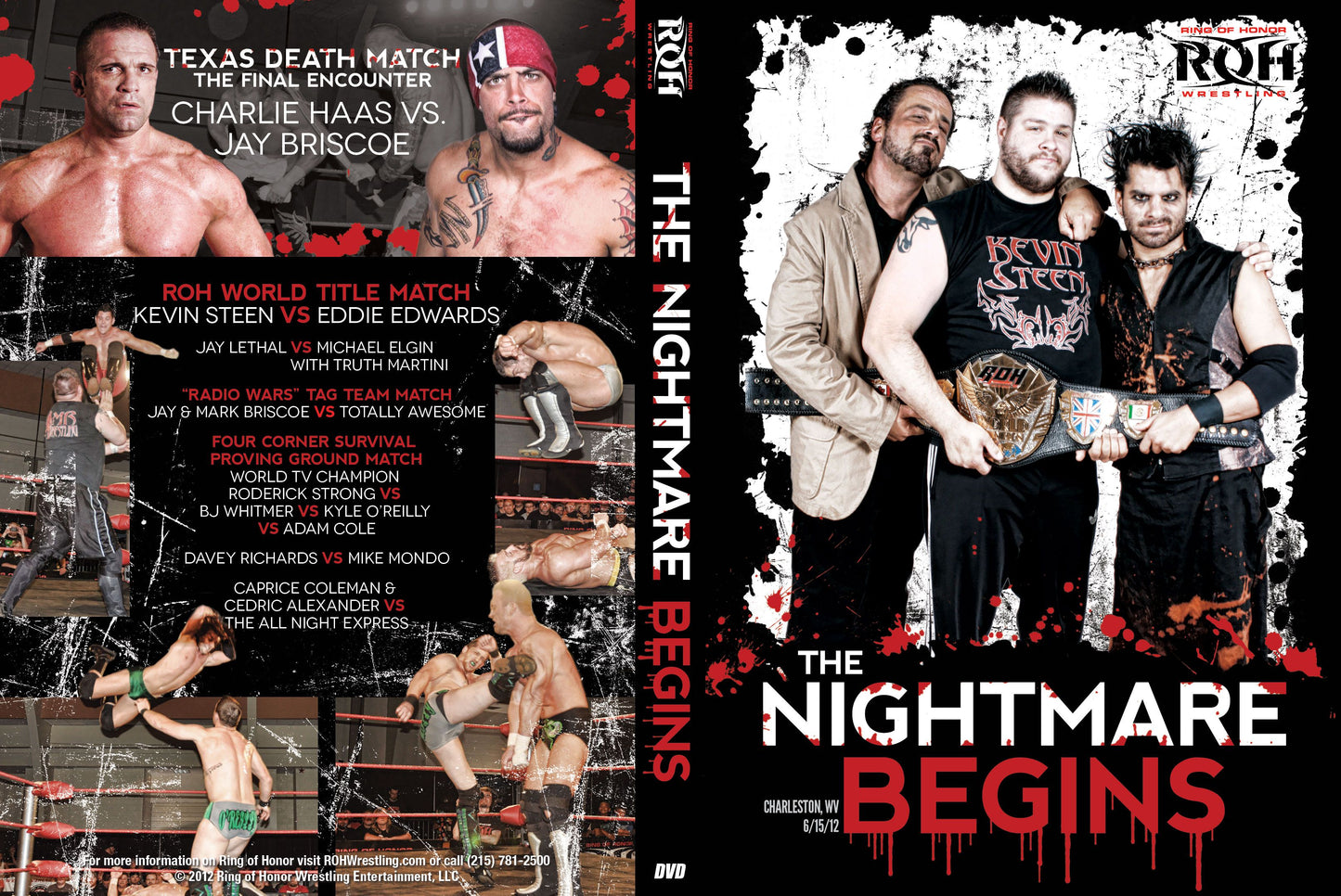 The Nightmare Begins- Charleston, WV 6/15/12 (DVD)