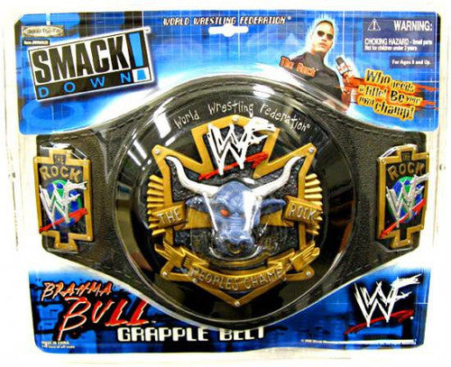 2000 Smackdown brahma bull the rock by Jakks Pacific PWcatalog