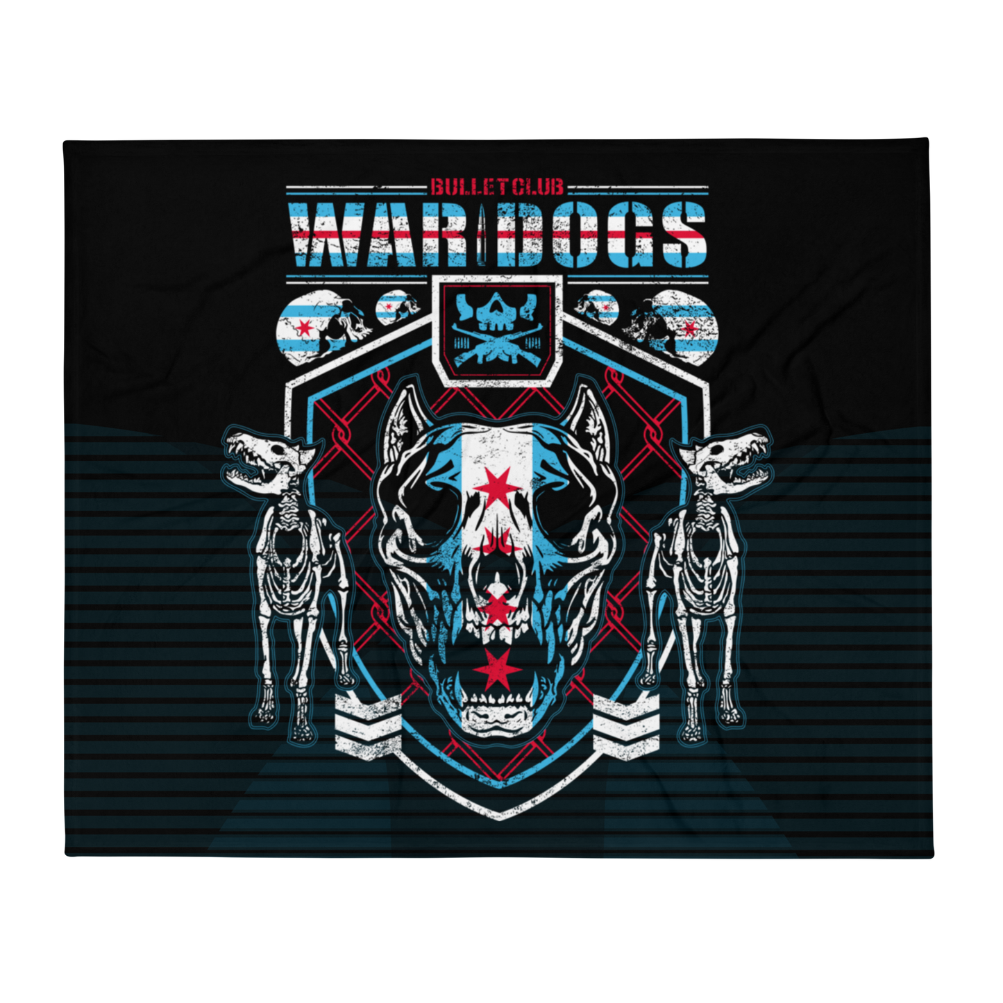 BULLET CLUB WAR DOGS Throw Blanket -Chicago ver.- Other Goods PW Catalog