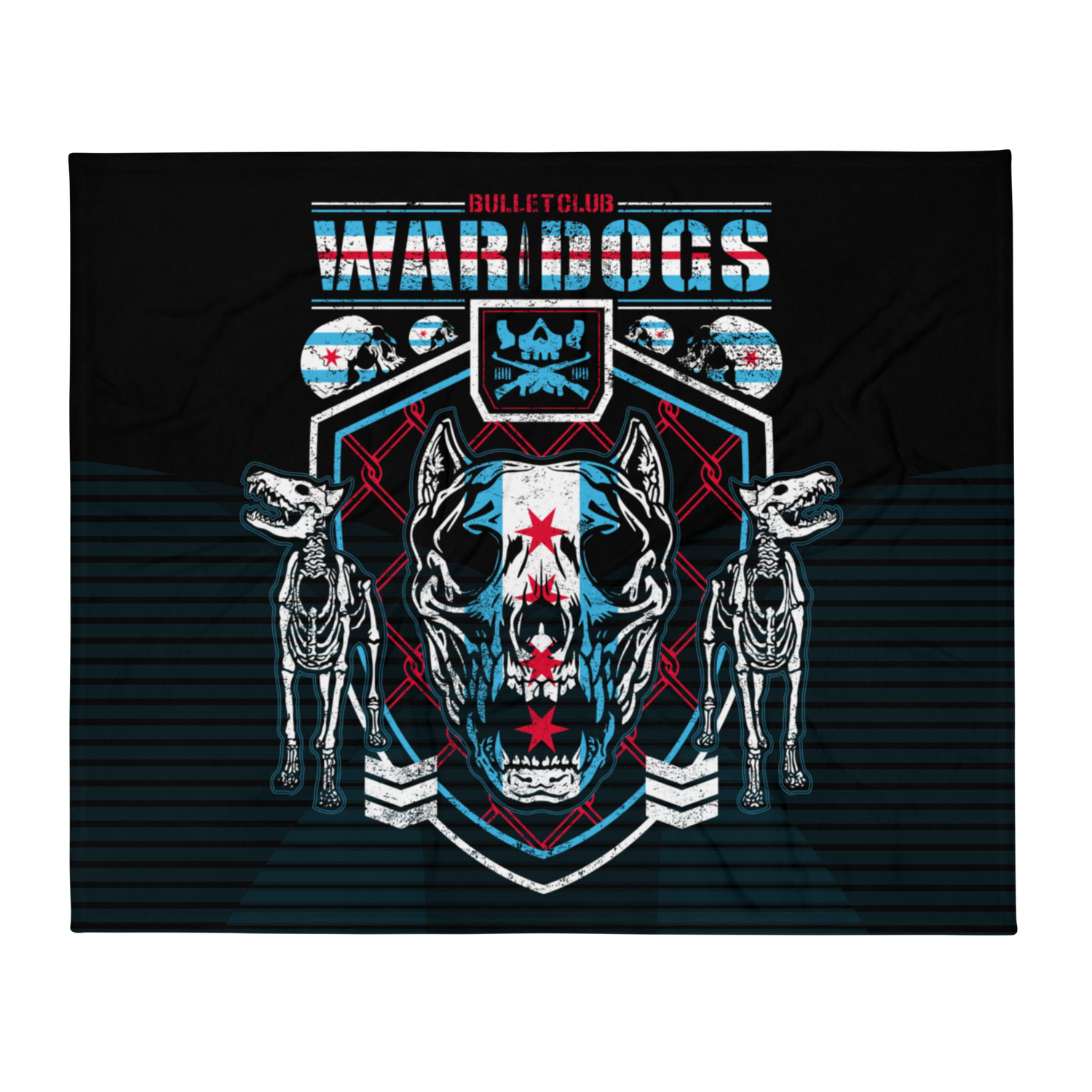 BULLET CLUB WAR DOGS Throw Blanket -Chicago ver.- Other Goods PW Catalog