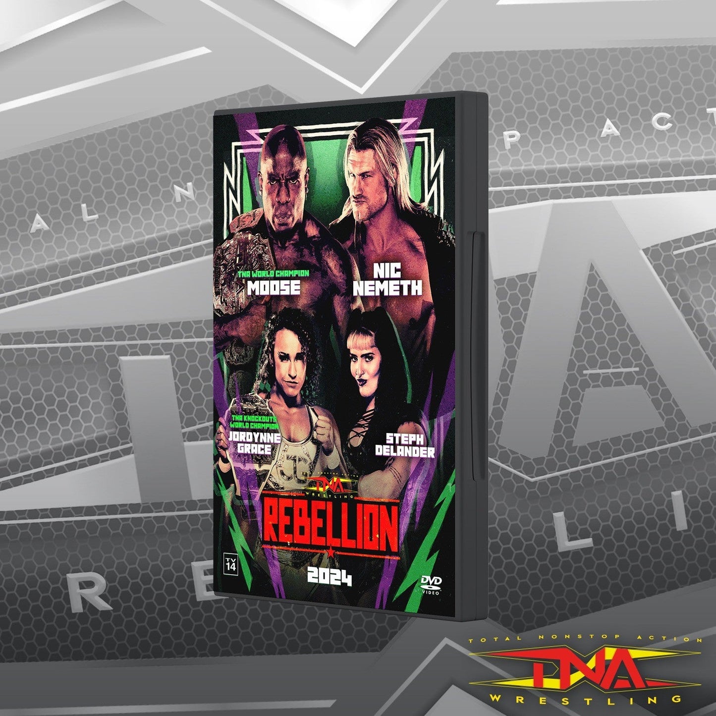 Rebellion 2024 PPV DVD PPV DVD PW Catalog