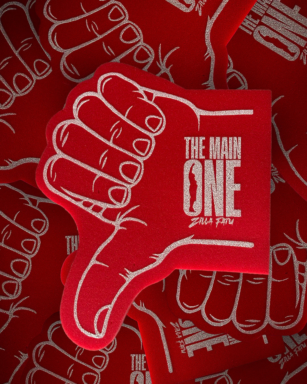 Zilla Fatu foam finger THE MAIN ONE SPIKE Foam PWcatalog