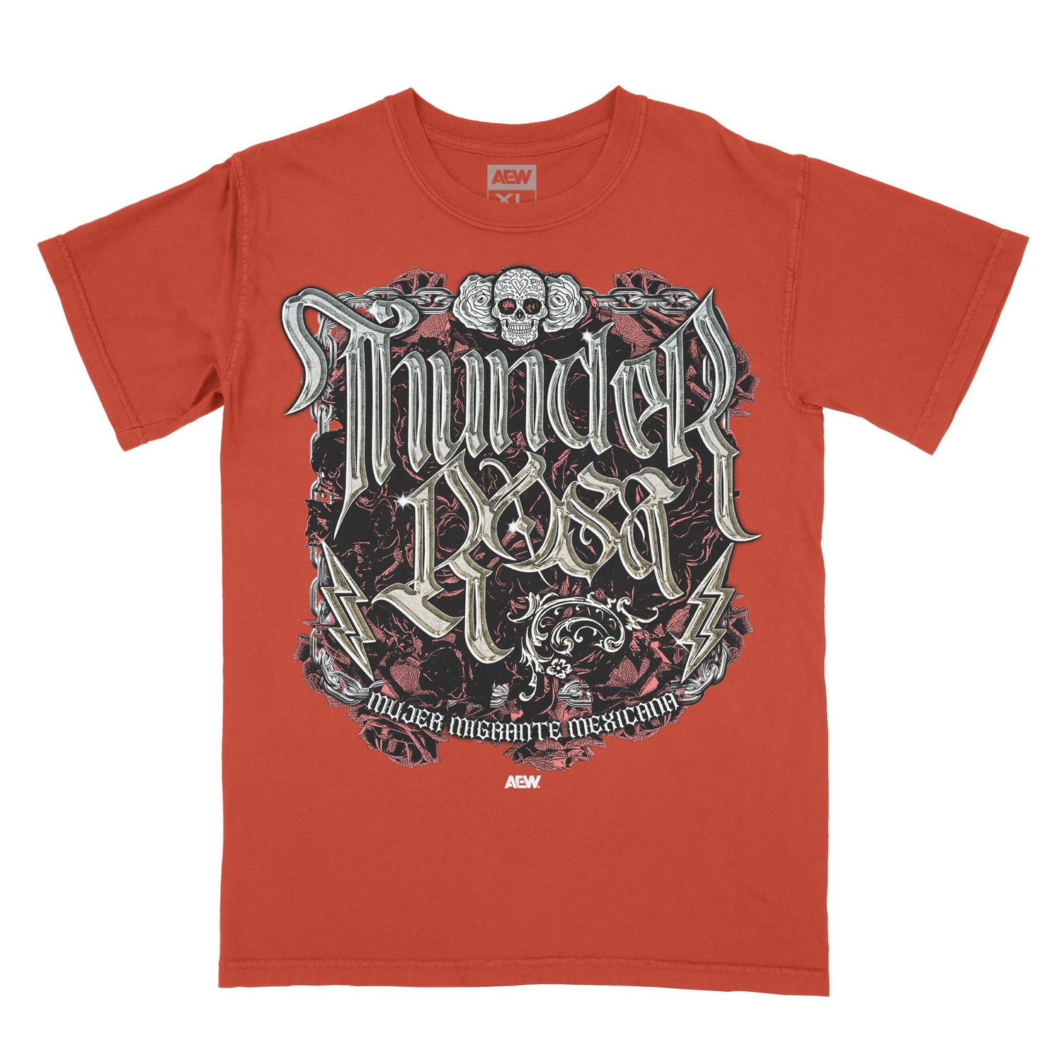 Thunder Rosa Mujer Migrante Mexicana T-Shirt T-Shirt PW Catalog