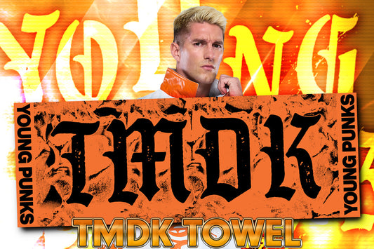 TMDK "YOUNG PUNKS" Sports Towel (2025, Orange x Black) Towel PW Catalog