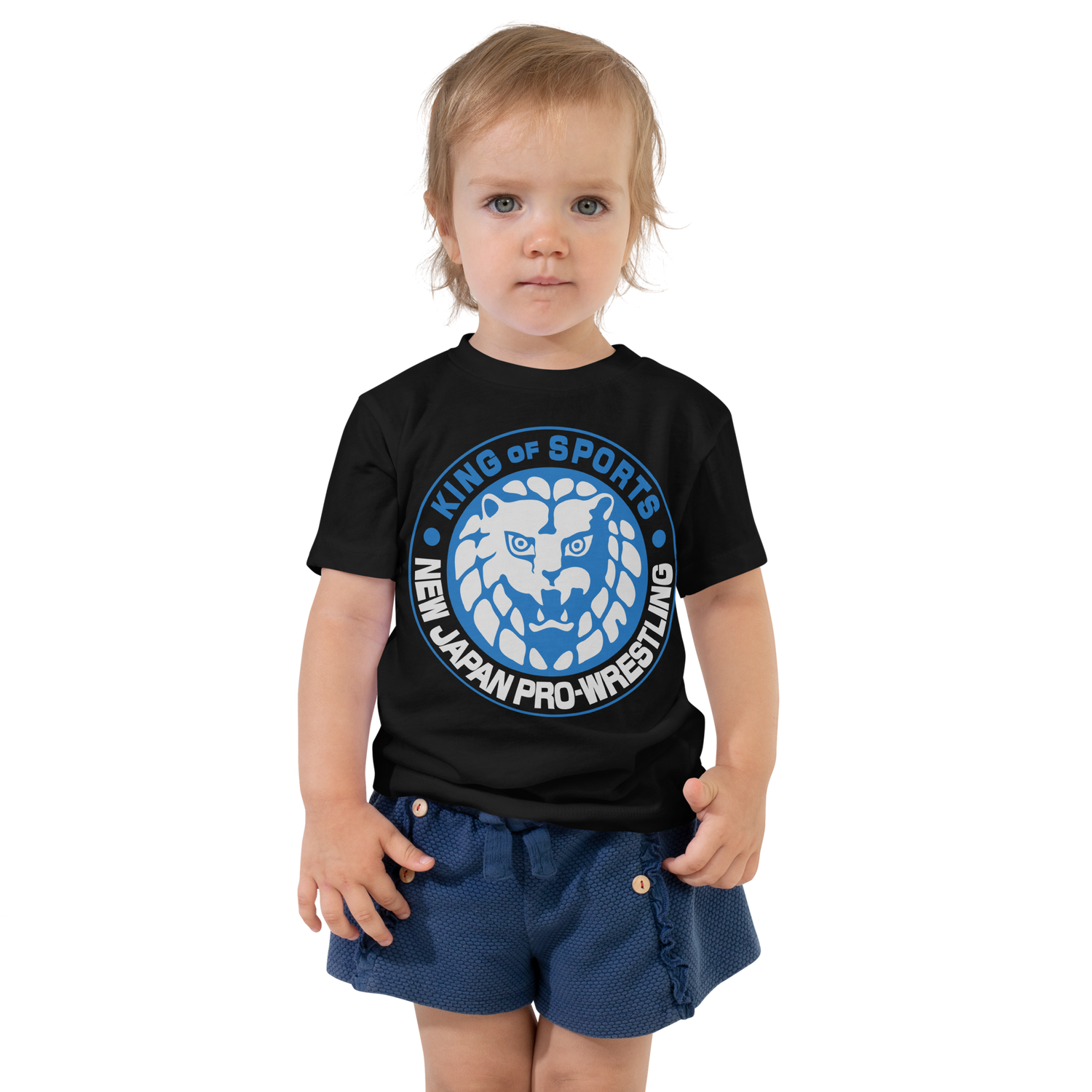 Lion Mark Kids T-shirt (Blue and White) T-shirt PW Catalog