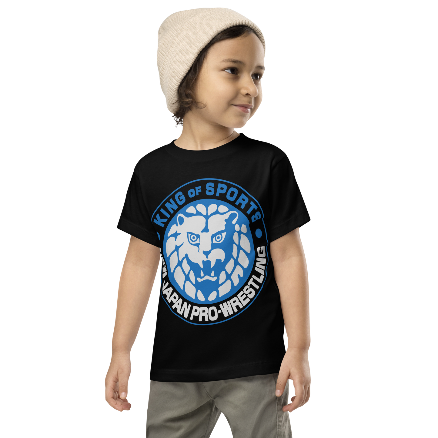Lion Mark Kids T-shirt (Blue and White) T-shirt PW Catalog