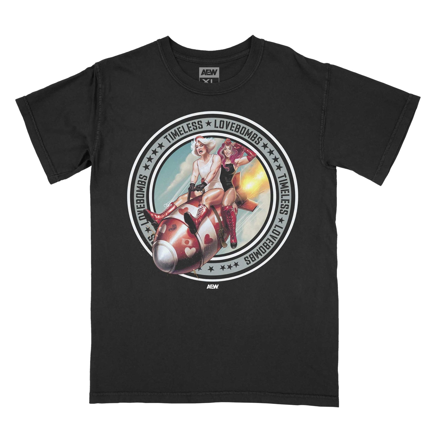 Toni Storm & Mina Shirakawa Timeless Love Bombs T-Shirt T-Shirt PW Catalog