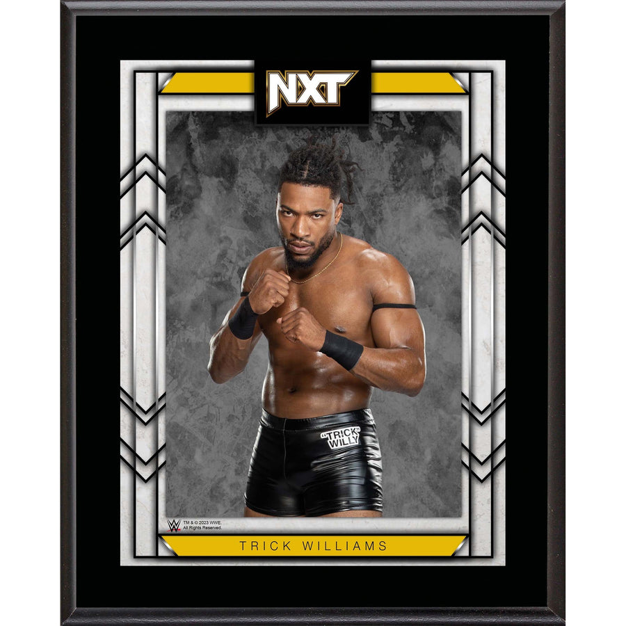 Trick Williams WWE NXT 10.5" x 13" Sublimated Plaque