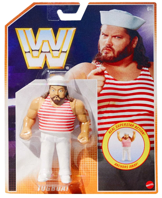 WWE Mattel Retro Wave 3 Tugboat Action & Toy Figures PWcatalog