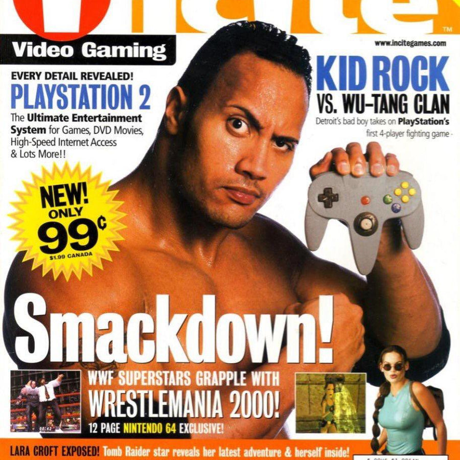 Incite magazine December 1999 The Rock magazine PWcatalog