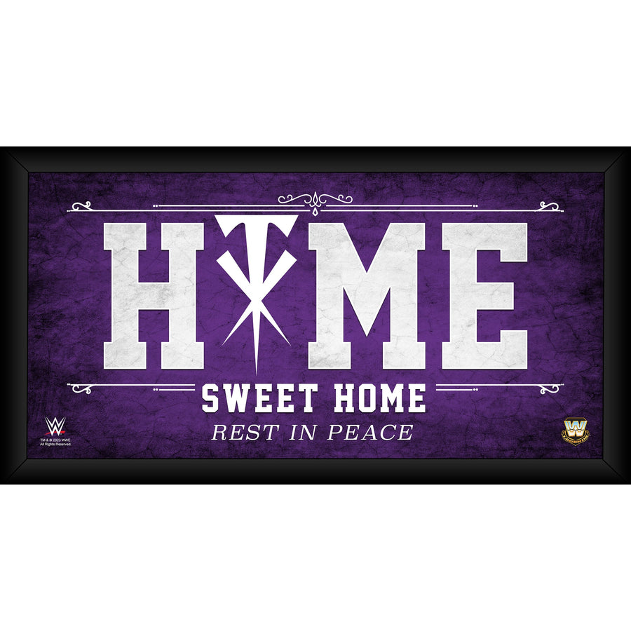 Undertaker WWE Framed 10" x 20" Home Sweet Home Collage