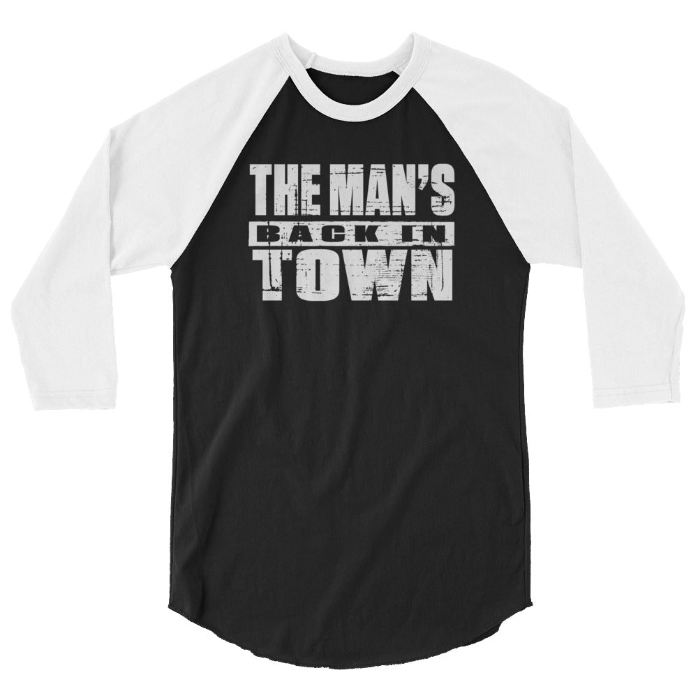 Becky Lynch "The Man's Back in Town" 3/4 Sleeve Raglan Shirt