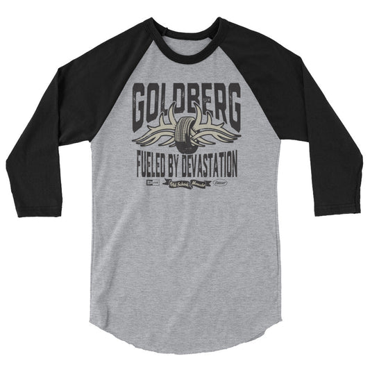 Goldberg "Fueled By Devastation" 3/4 Sleeve Raglan Shirt Long Sleeve Shirt 2XL PWcatalog