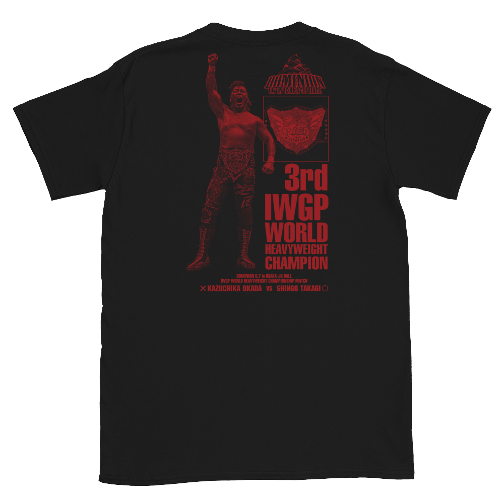 Shingo Takagi - IWGP World Heavyweight Champion CommemorativeT-Shirt T-Shirt PW Catalog