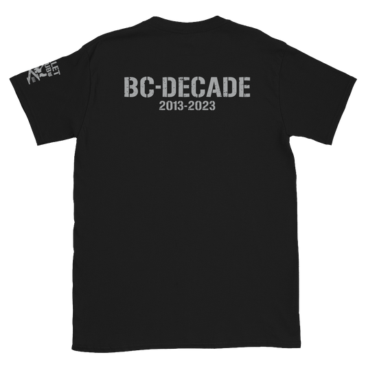 Bullet Club Decade T-Shirt (Silver and Black) T-Shirt PW Catalog