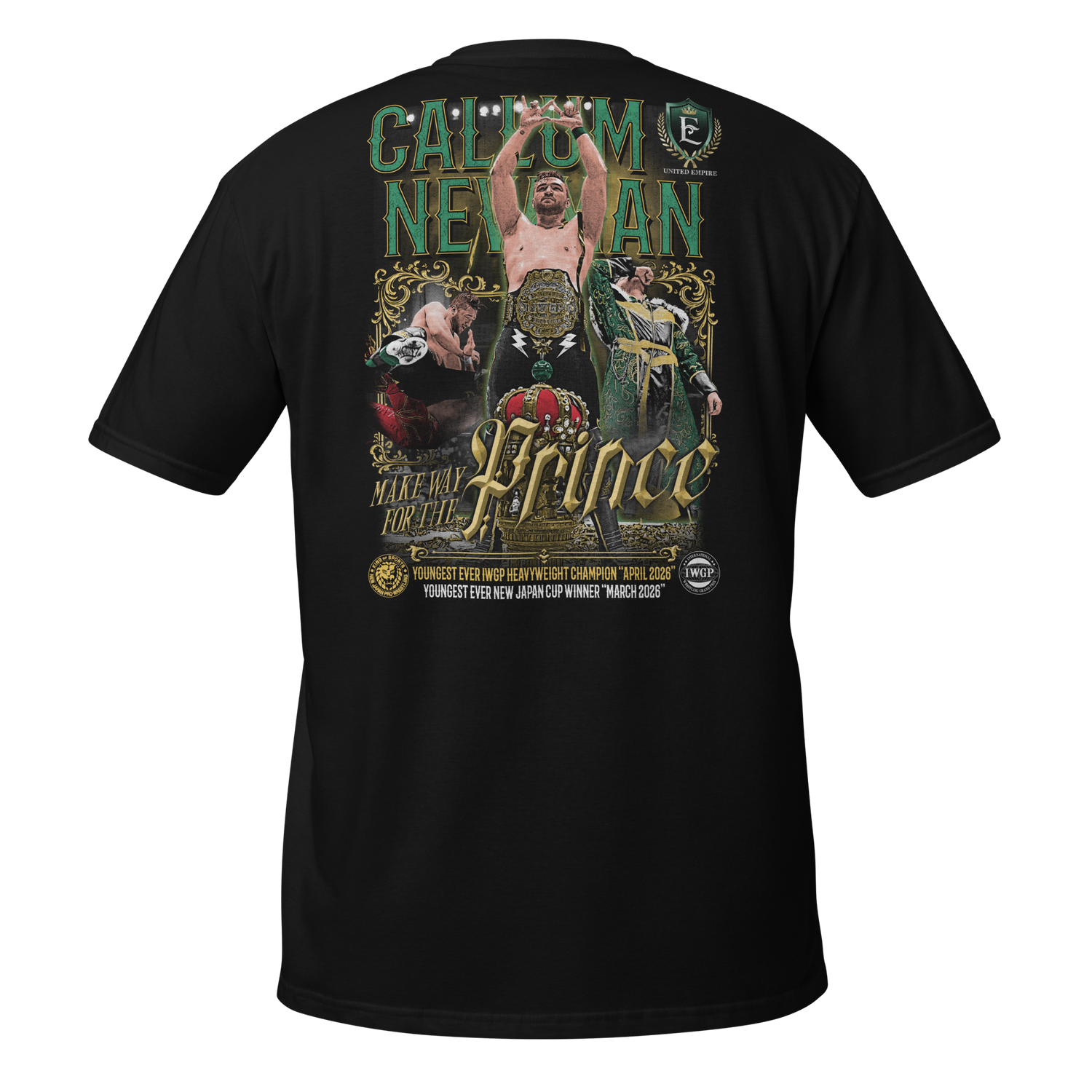 Callum Newman - 88th IWGP Heavyweight Champion T-shirt T-Shirt PW Catalog
