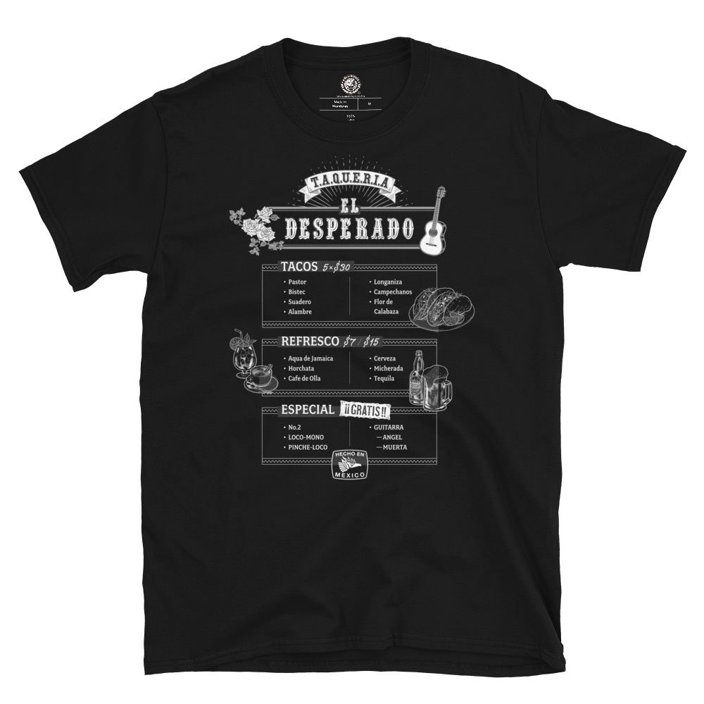 El Desperado - Carta T-Shirt T-Shirt PW Catalog